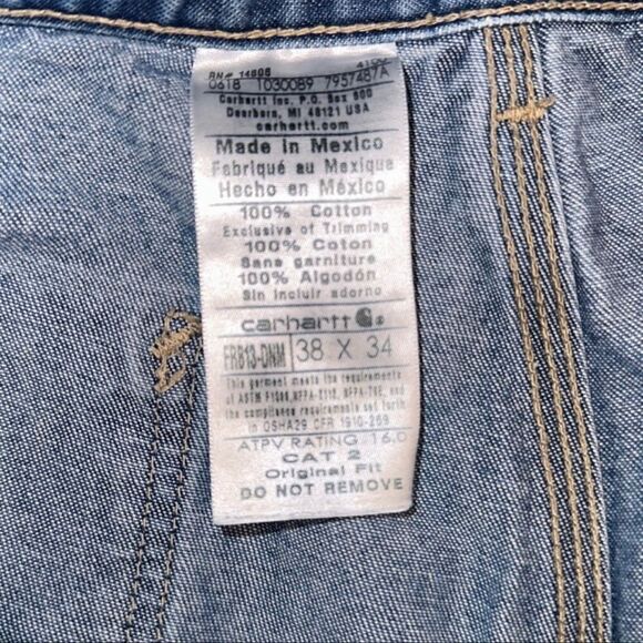 Carhartt Men Carpenter Pants - Picture 3 of 11